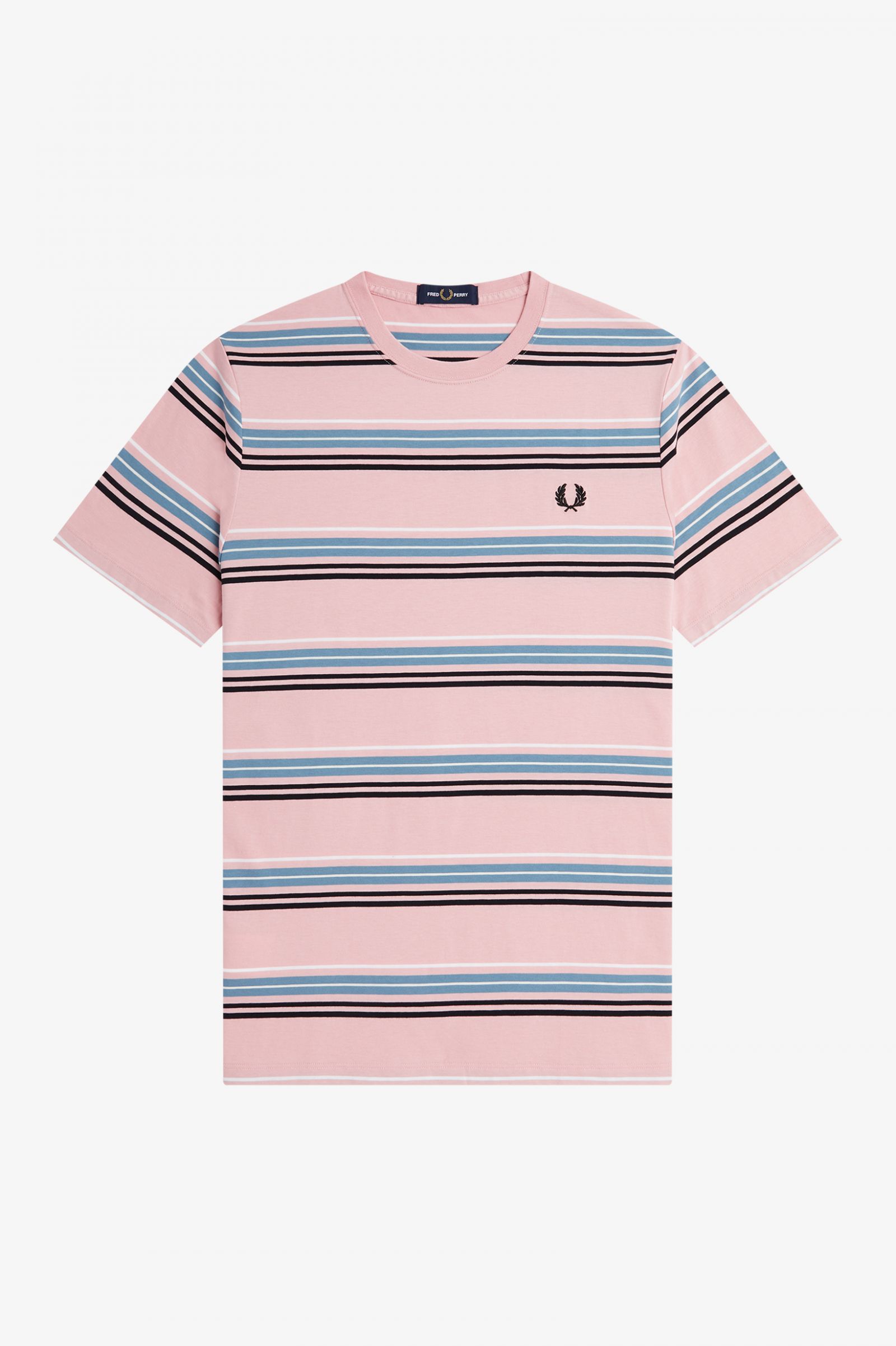 Fred Perry - STRIPE T-SHIRT - Chalky Pink