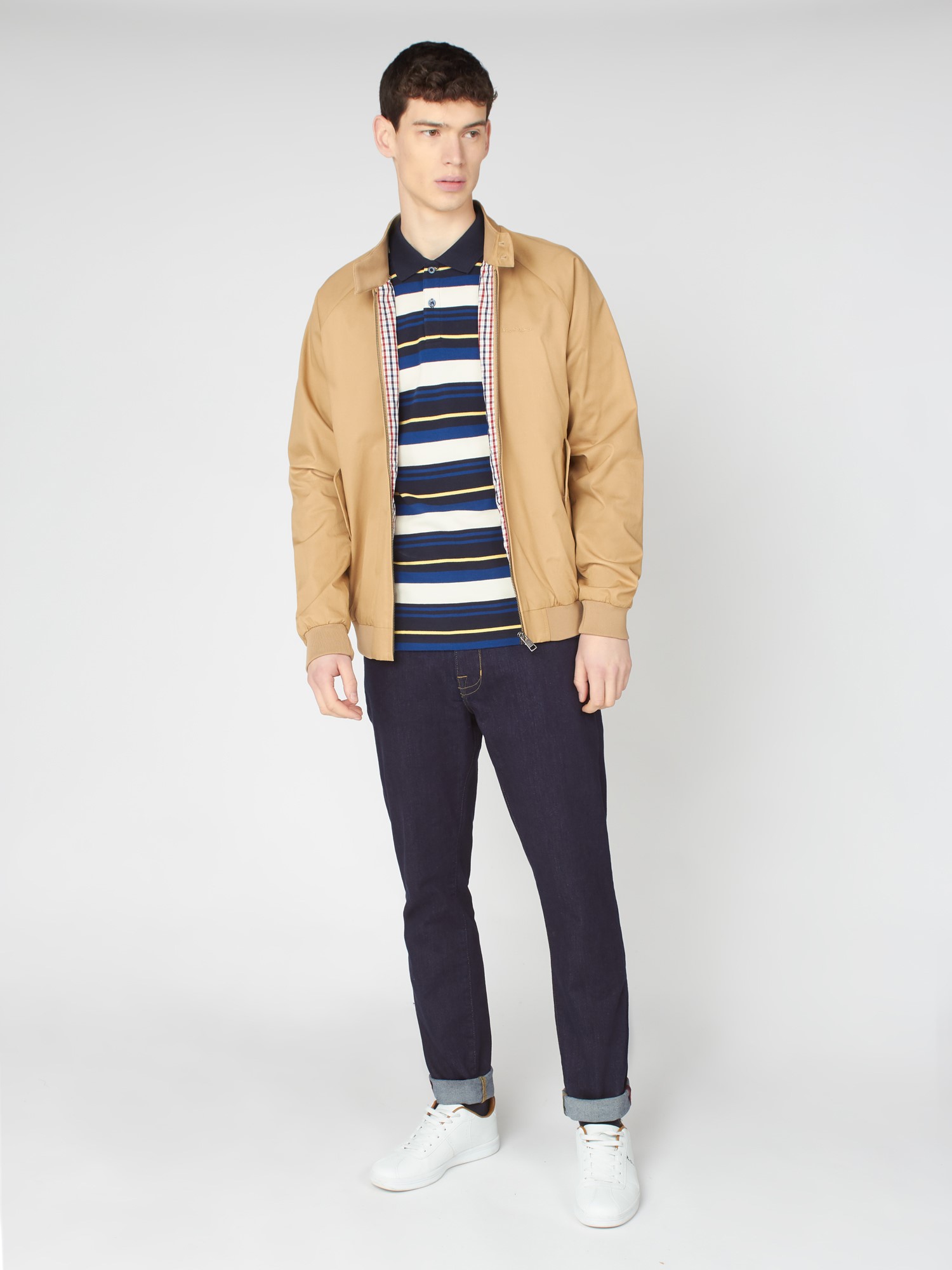 Ben Sherman - SIGNATURE HARRINGTON JACKET - Sand