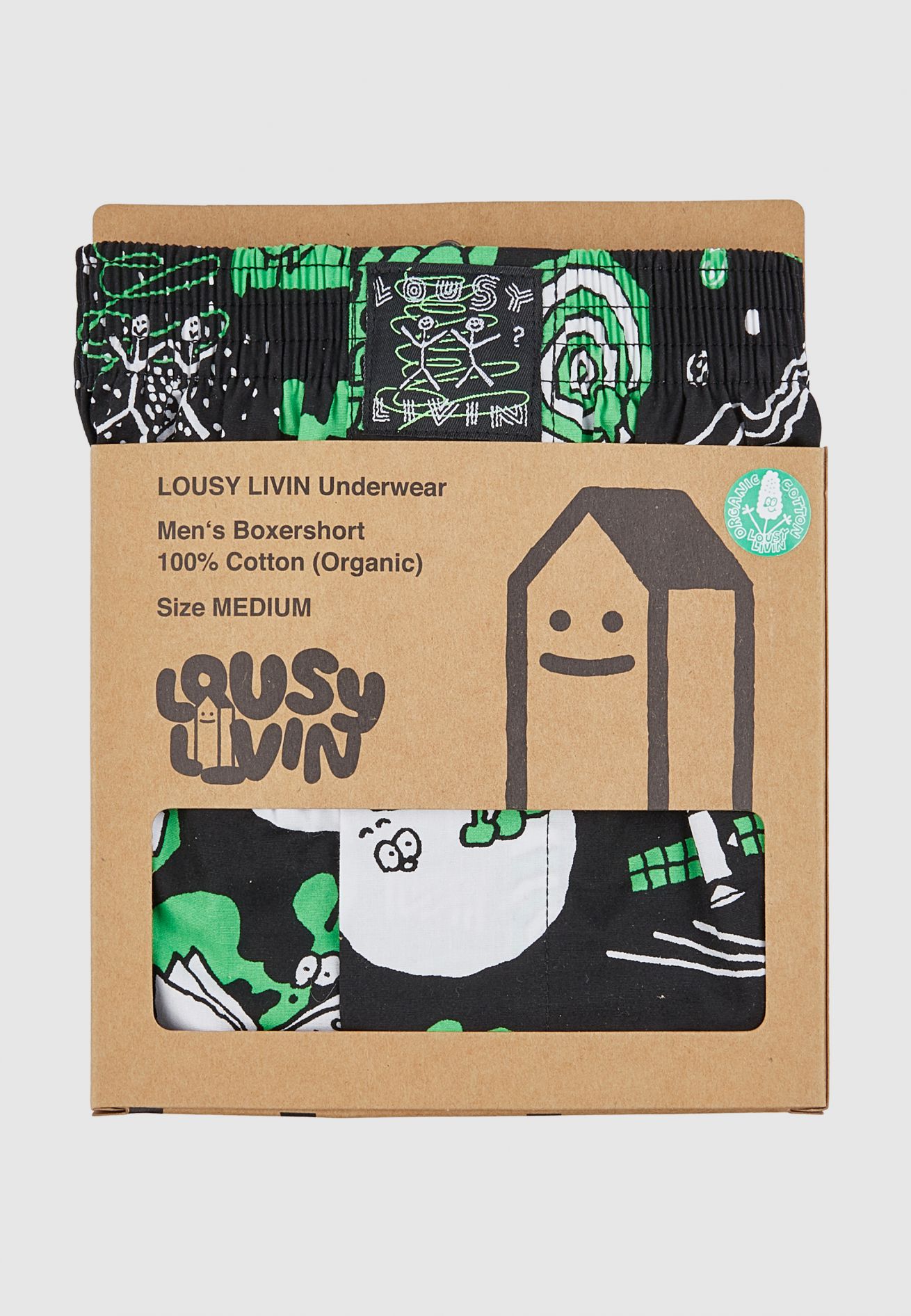 Lousy Livin - OUTER SPACE BOXER - Black Lousy Livin - OUTER SPACE BOXER - Black