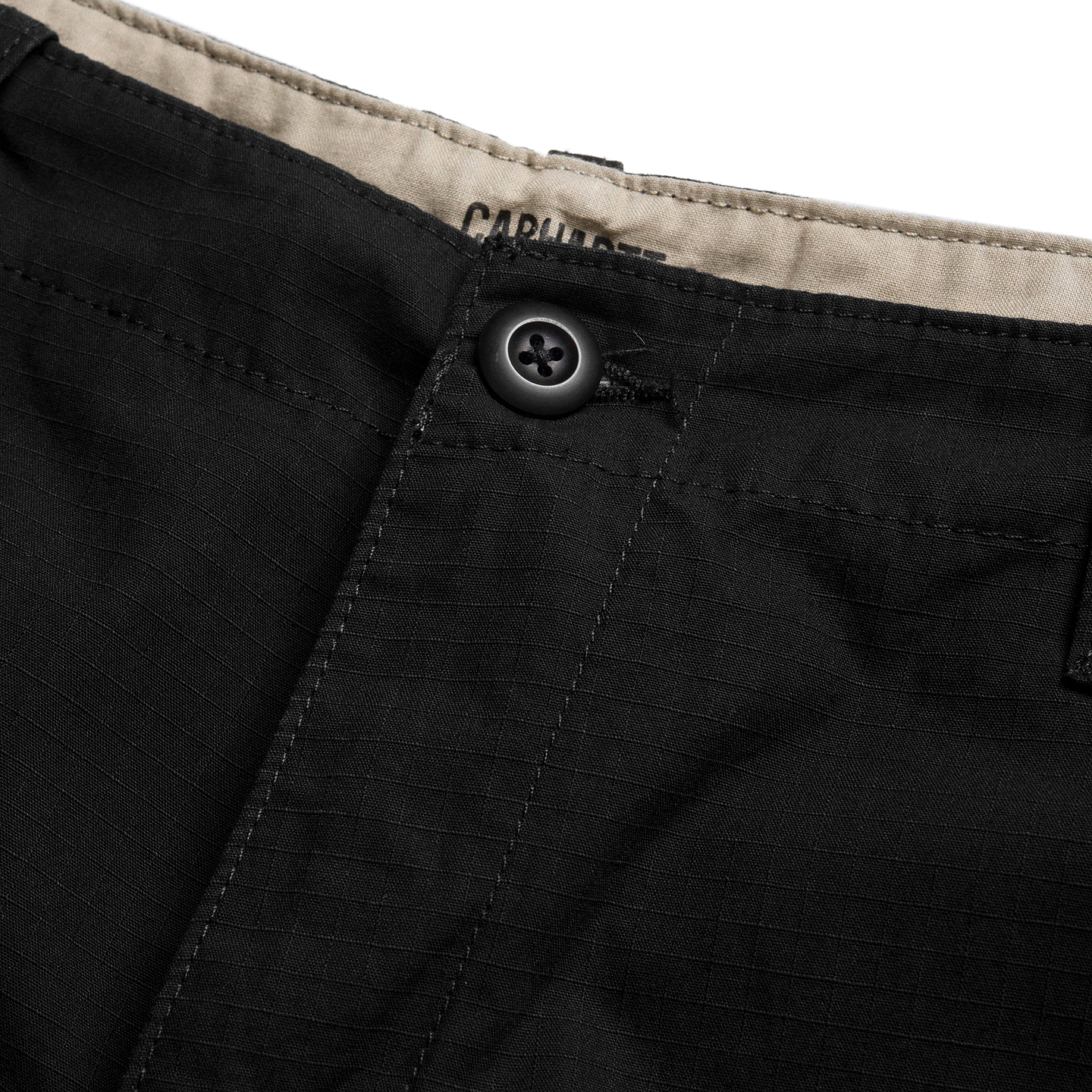 Carhartt WIP - AVIATION SHORT -  Black (rinsed)