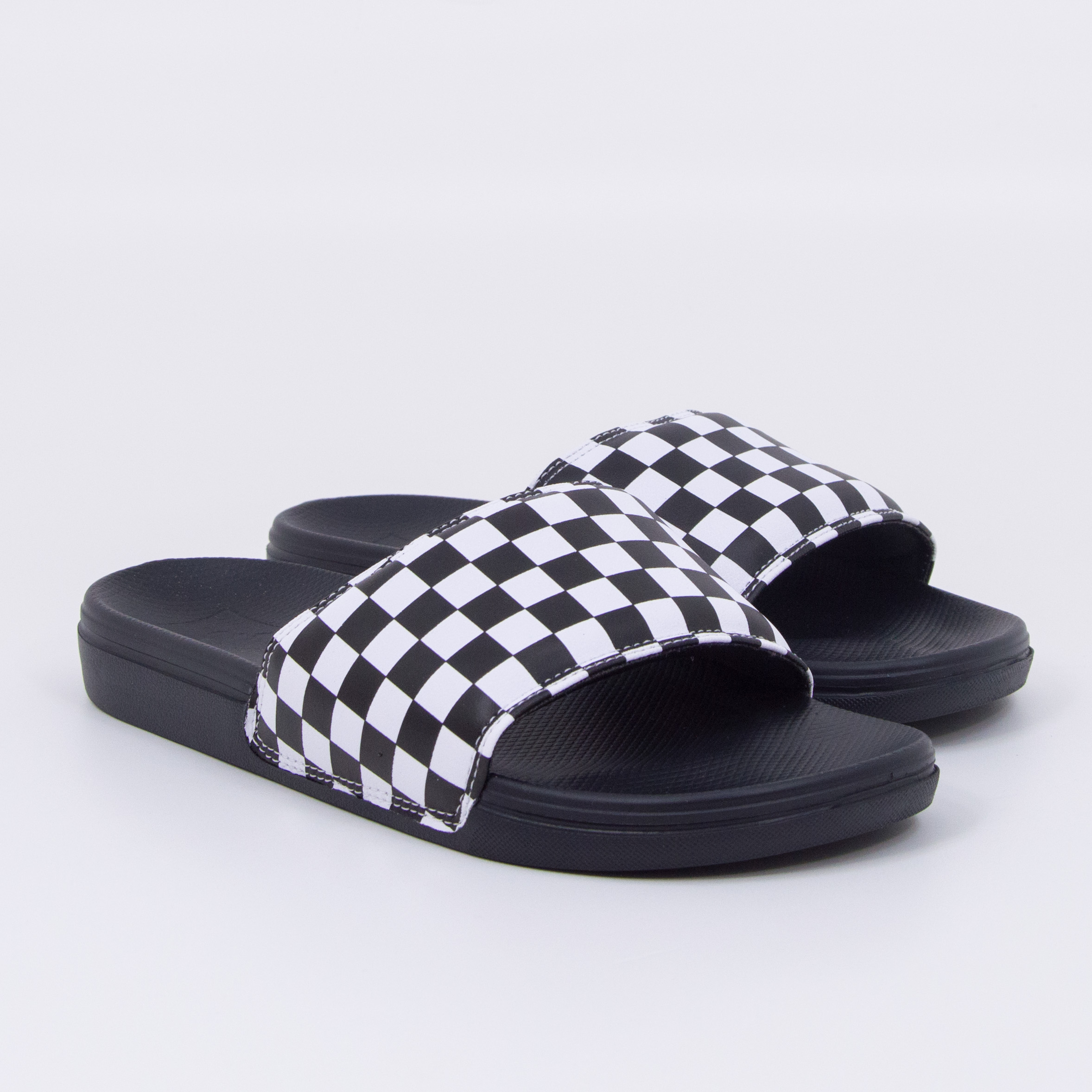 Vans - LA COSTA SLIDE-ON - (Checkerboard) True White/Black