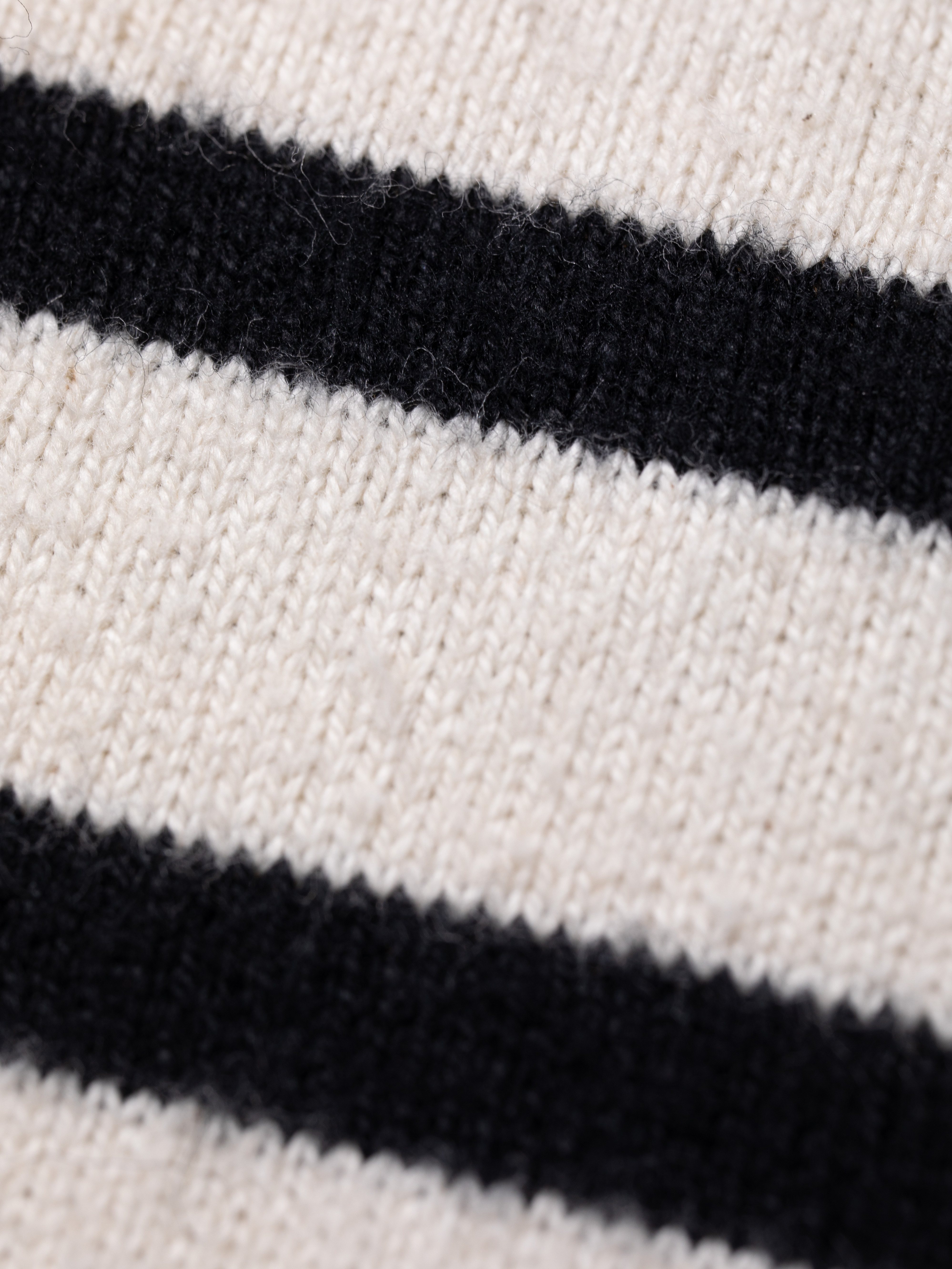 Nudie Jeans - CHARLES SAILOR STRIPE - Offwhite/ Black