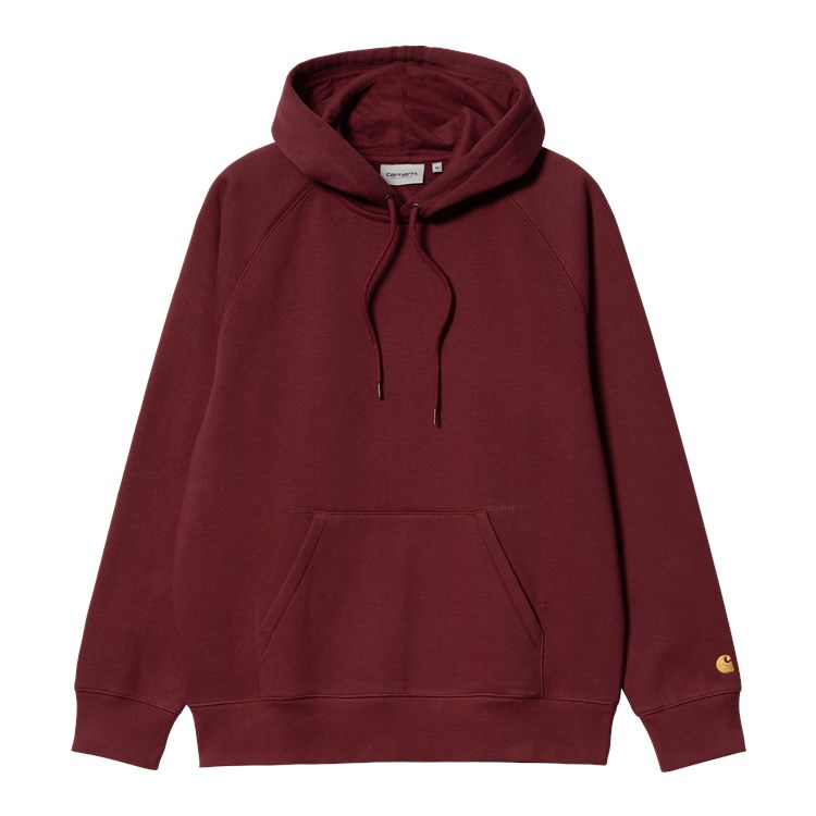 Carhartt WIP - HOODED CHASE SWEAT - Corvina/Gold