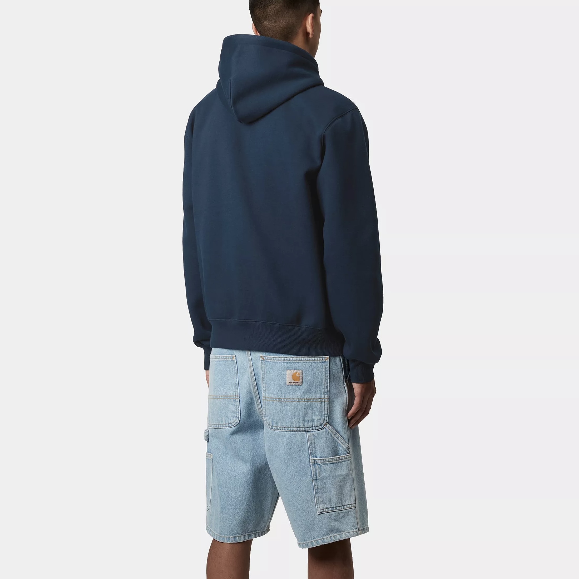 Carhartt WIP - HOODED CARHARTT SWEAT -  Ink / Air Yellow