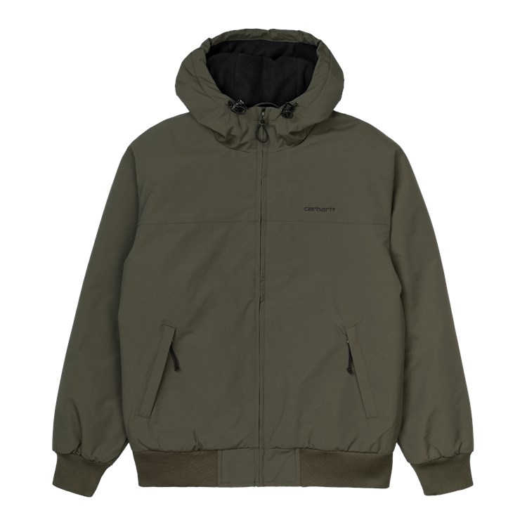 Carhartt WIP - HOODED SAIL JACKET - Cypress/Black