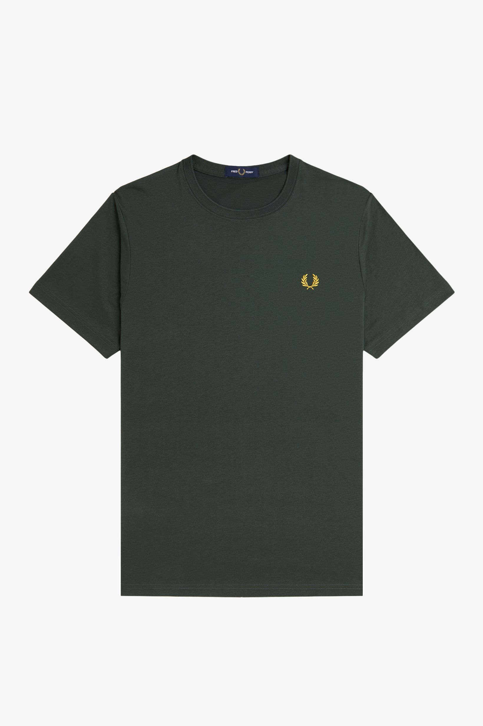 Fred Perry - CREW NECK T-SHIRT (MEN) - Court Green