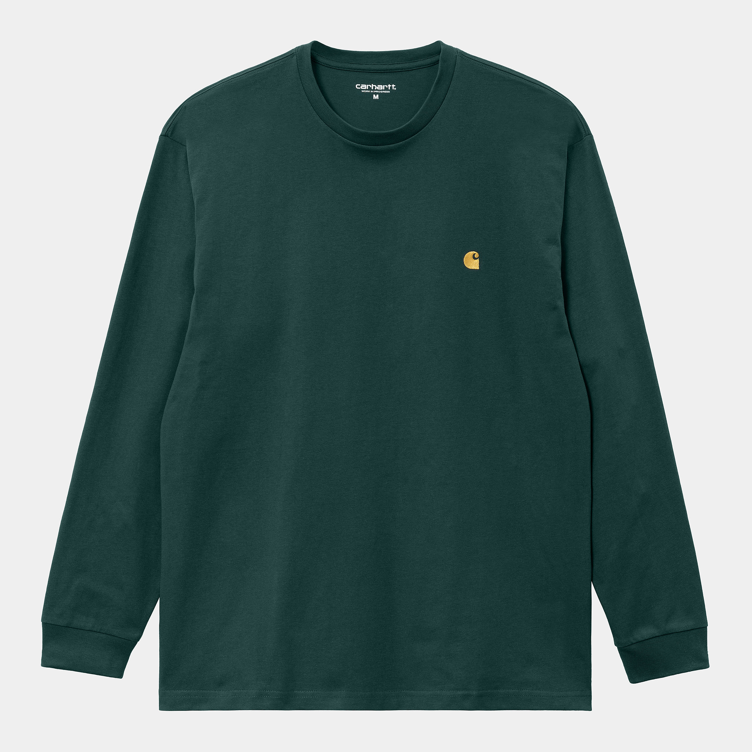 Carhartt WIP - L/S CHASE T-SHIRT - Botanic/Gold