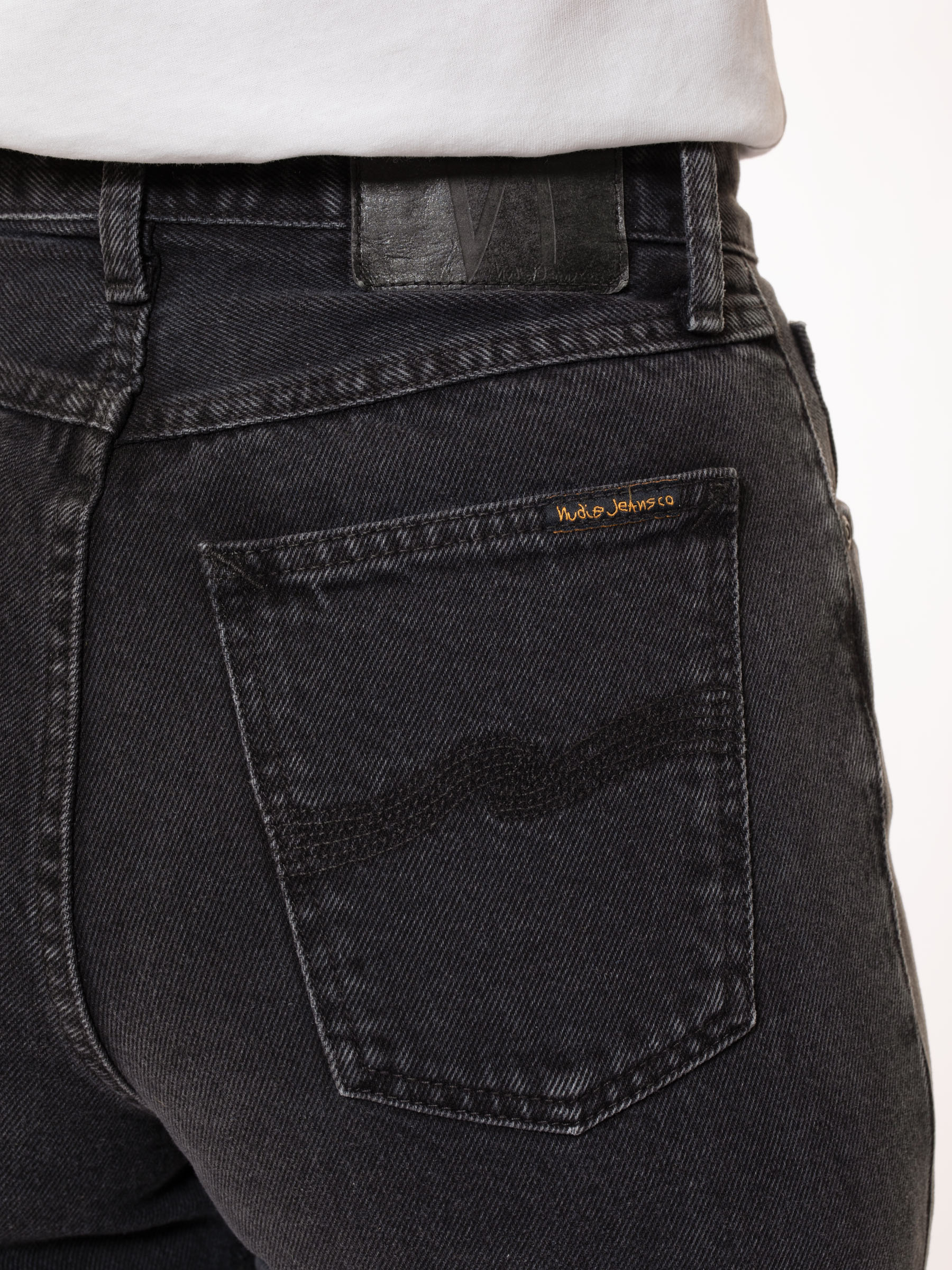 Nudie Jeans - CLEAN EILEEN -  Washed Out Black