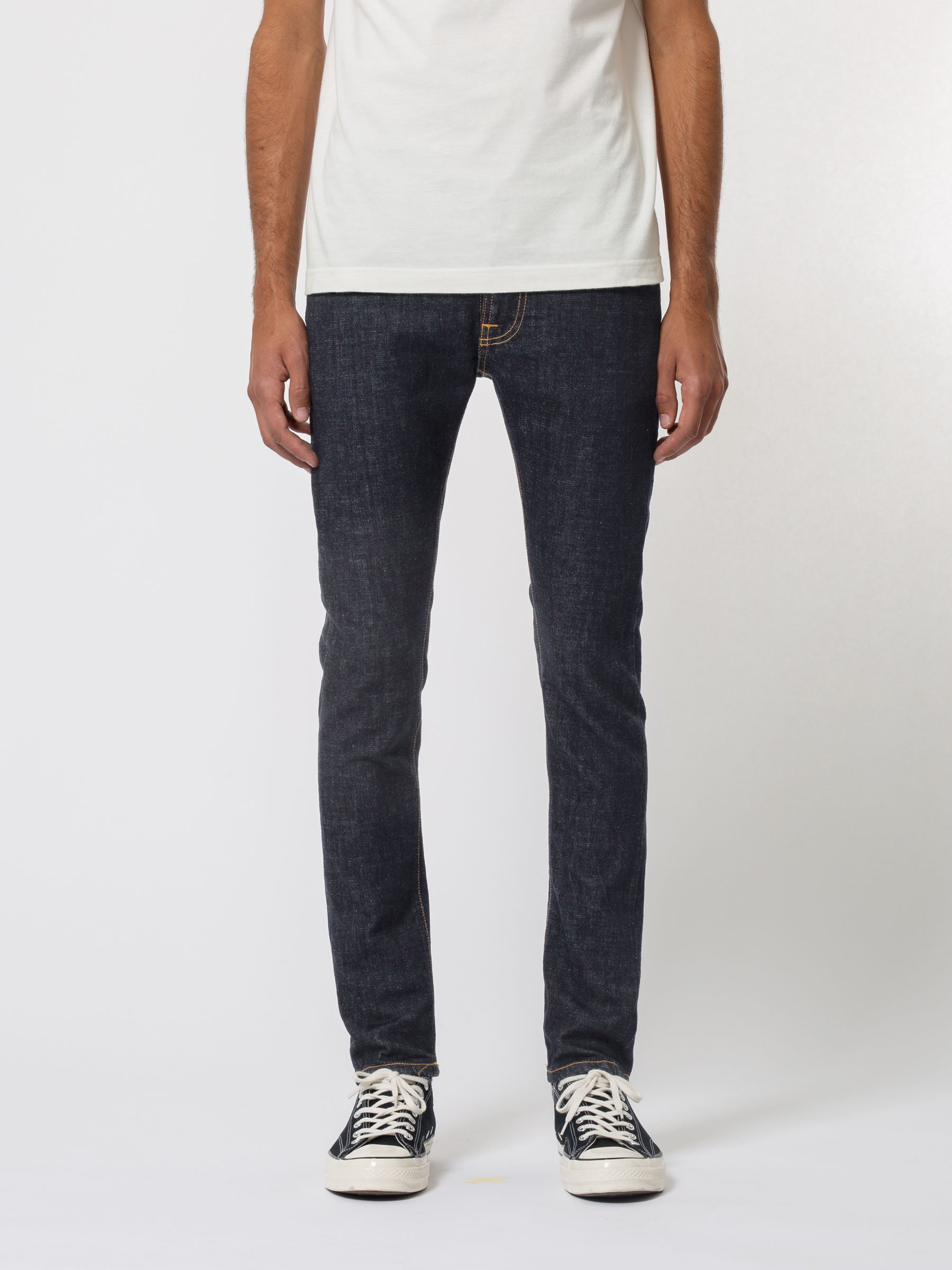 Nudie Jeans - TIGHT TERRY - Rinsed Twill