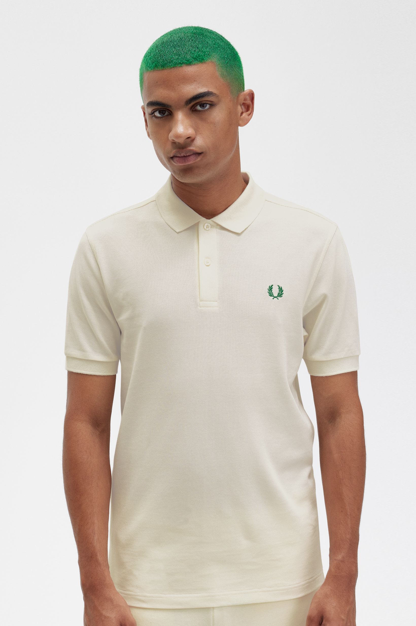 Fred Perry - PLAIN POLO SHIRT - Light Ecru 