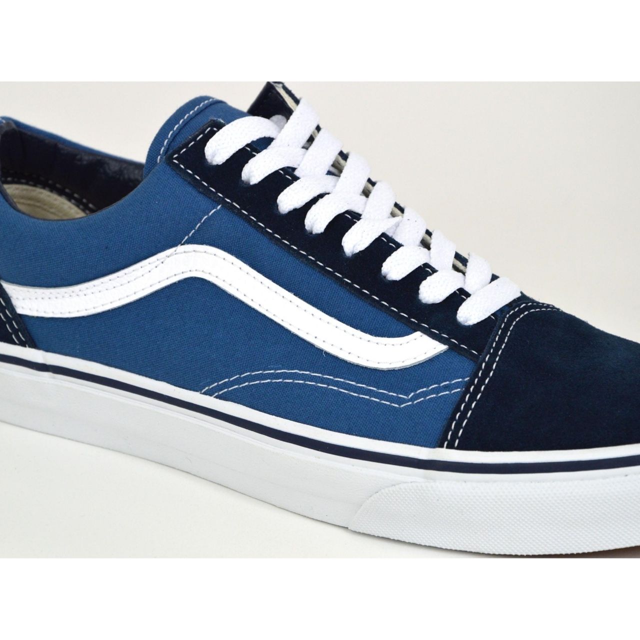 8ZAfI806XeoY0A Vans - OLD SKOOL - Navy/True White