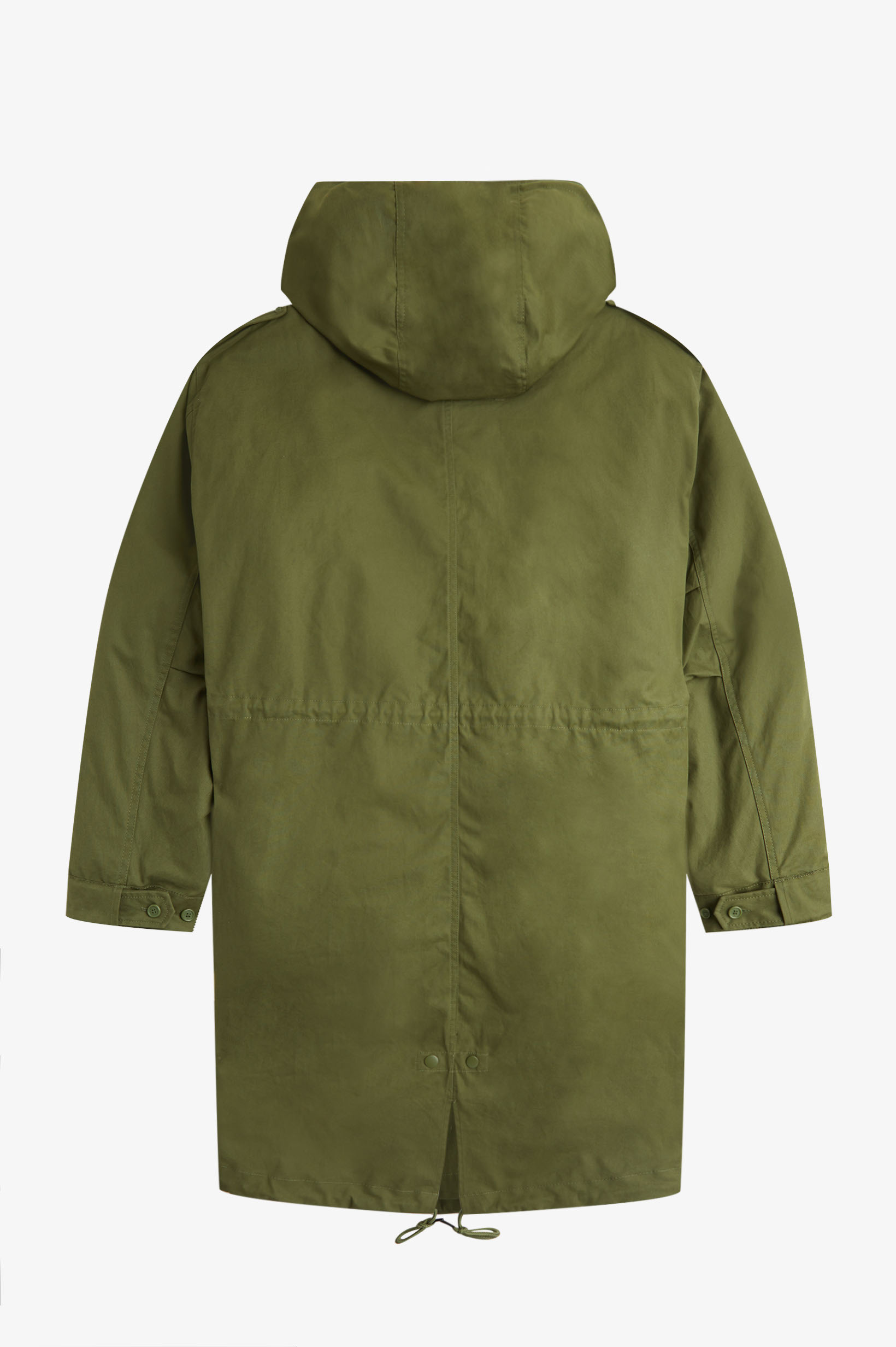 Fred Perry - FUR LINED PARKA - Parka Green Fred Perry - FUR LINED PARKA - Parka Green