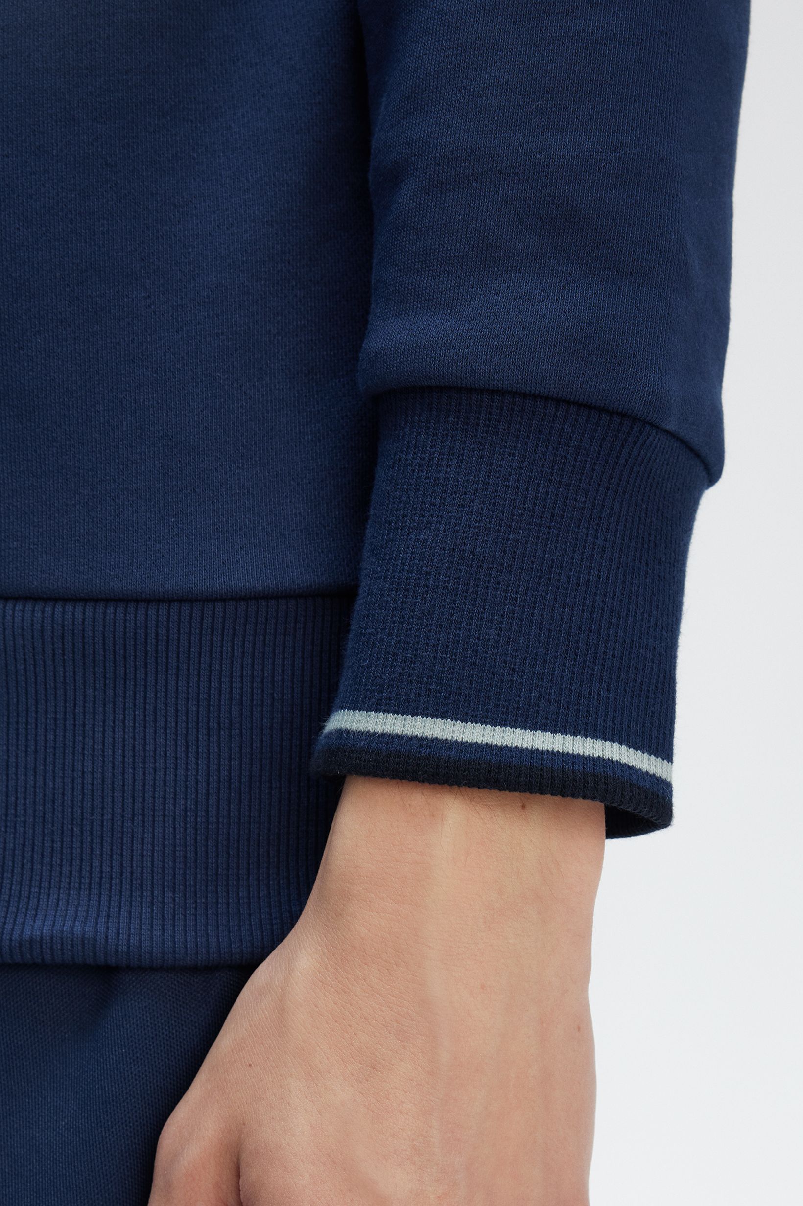 Fred Perry - HALF ZIP SWEATSHIRT - Tennis Blue