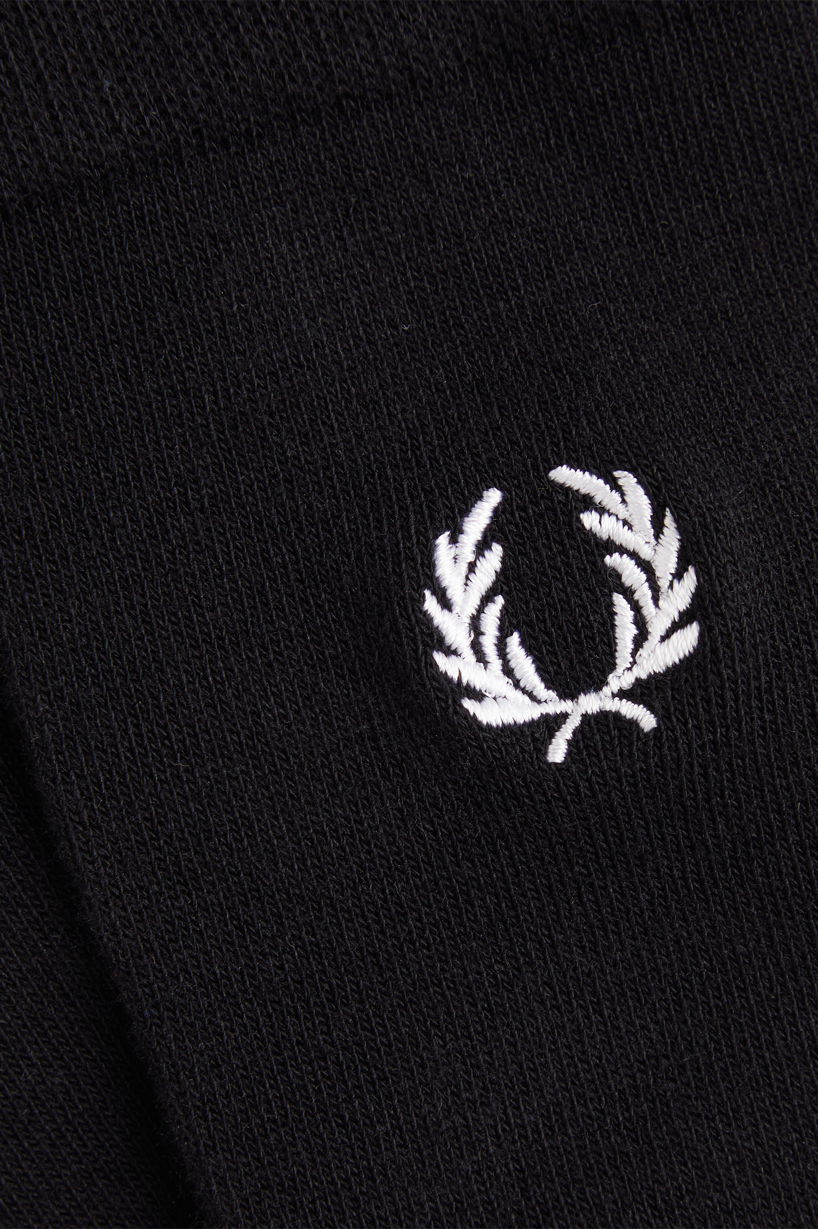 Fred Perry - CLASSIC LAUREL WREATH SOCK - Black/Snow White Fred Perry - CLASSIC LAUREL WREATH SOCK - Black/Snow White
