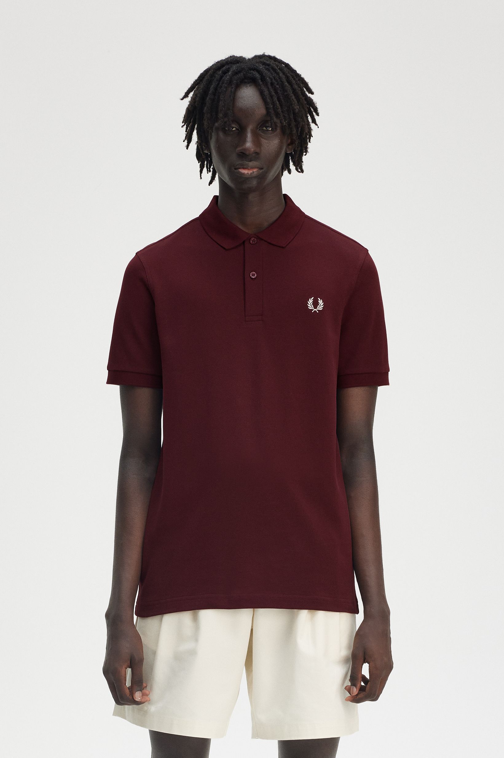 Fred Perry - PLAIN FRED PERRY SHIRT - Oxblood Fred Perry - PLAIN FRED PERRY SHIRT - Oxblood