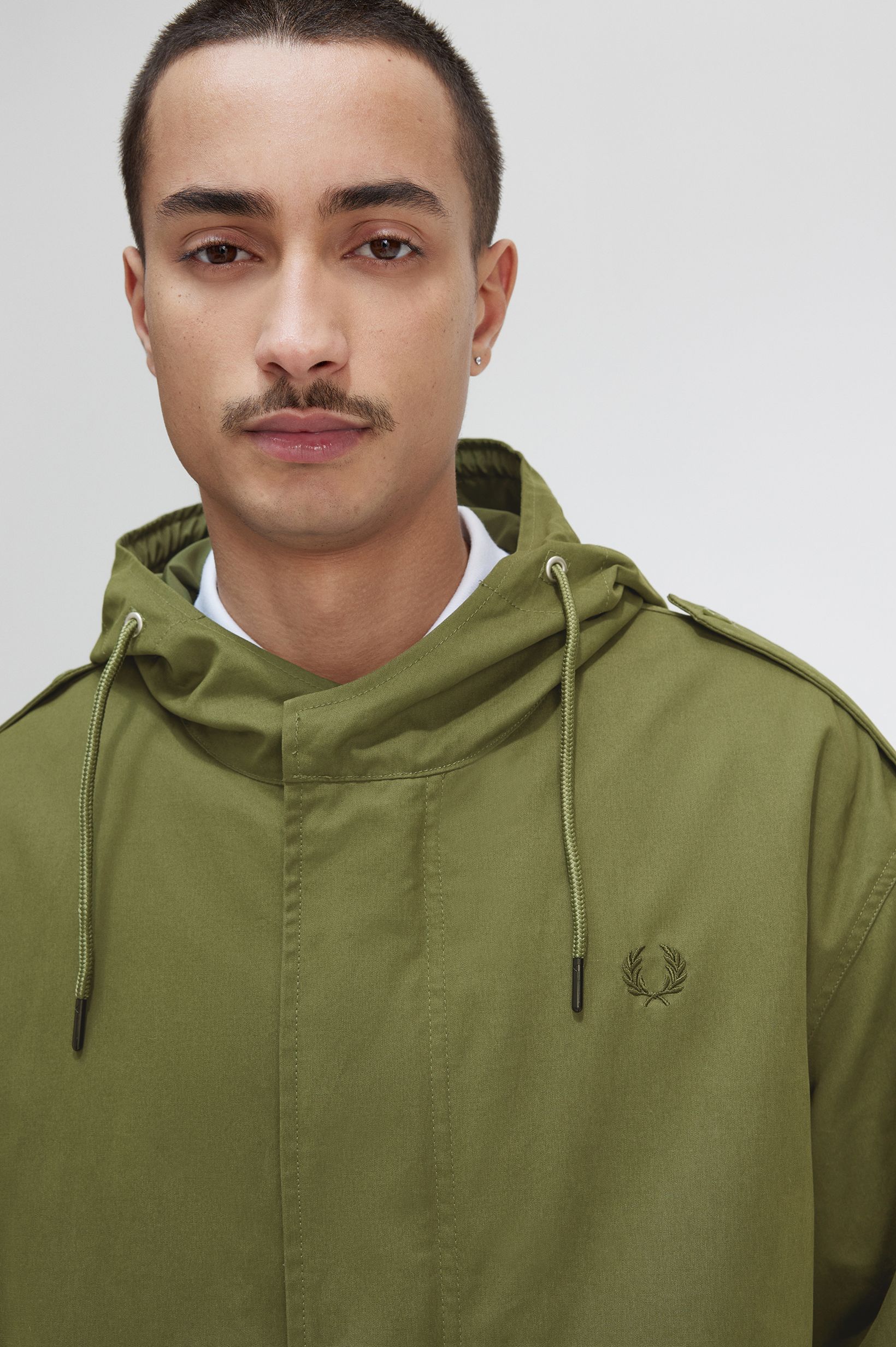 Fred Perry - FUR LINED PARKA - Parka Green Fred Perry - FUR LINED PARKA - Parka Green