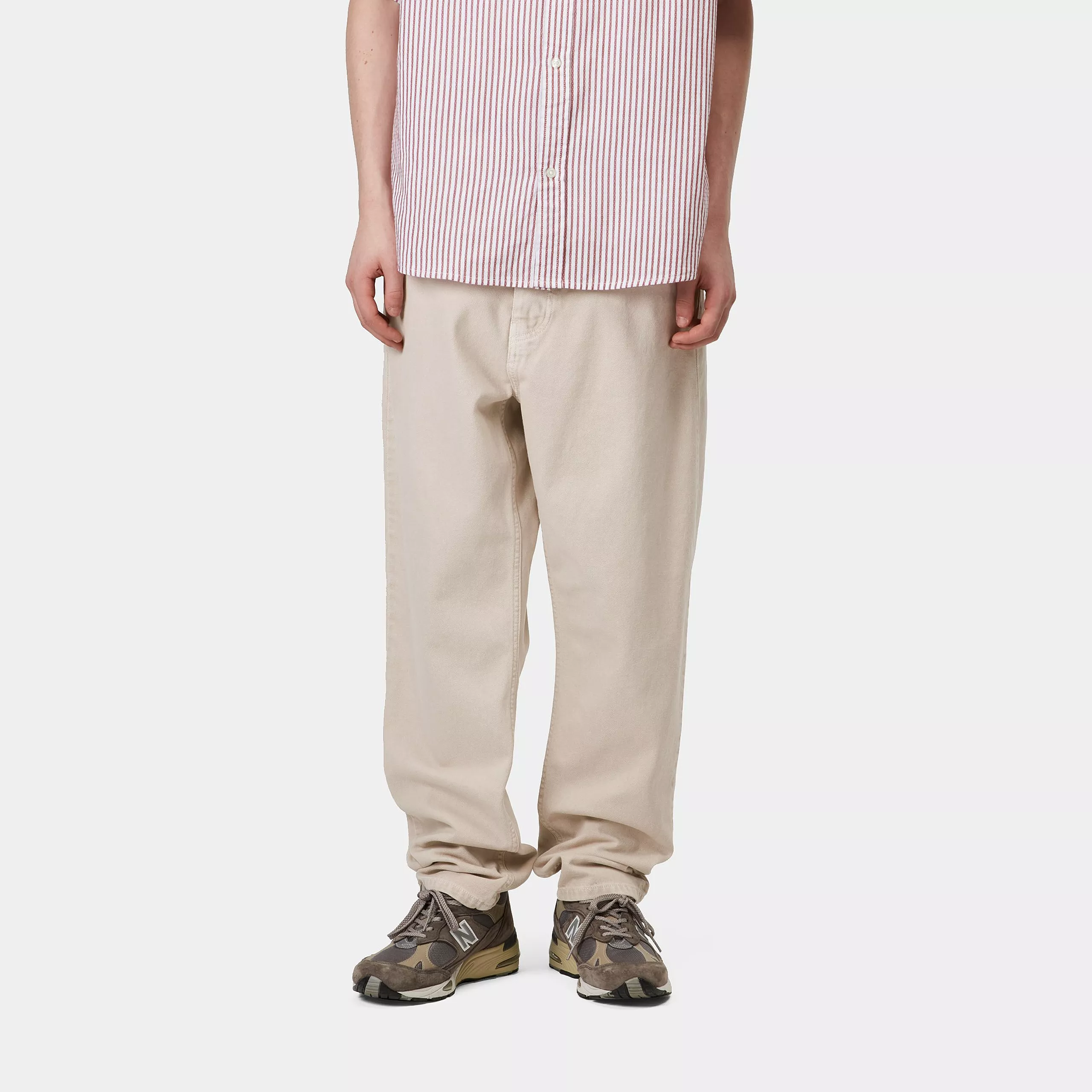 Carhartt WIP - NEWEL PANT - Fleur De Sel (Stone Dyed)