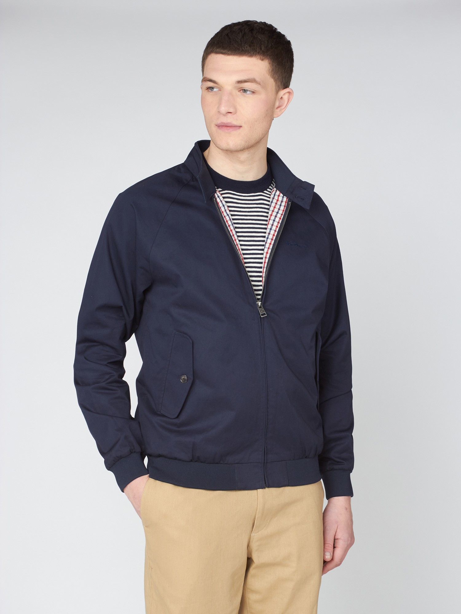 Ben Sherman - SIGNATURE HARRINGTON JACKET - Dark Navy