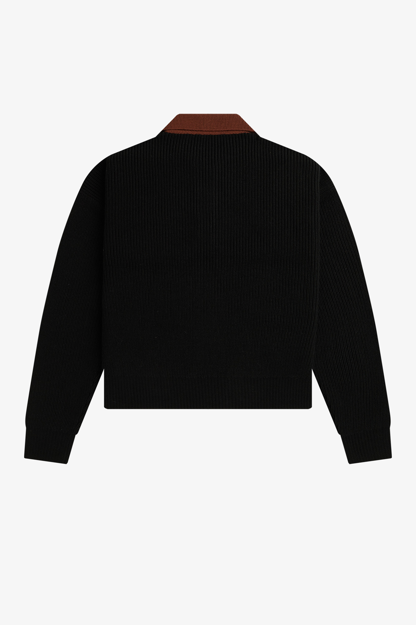 Fred Perry - KNITTED SHIRT - Black