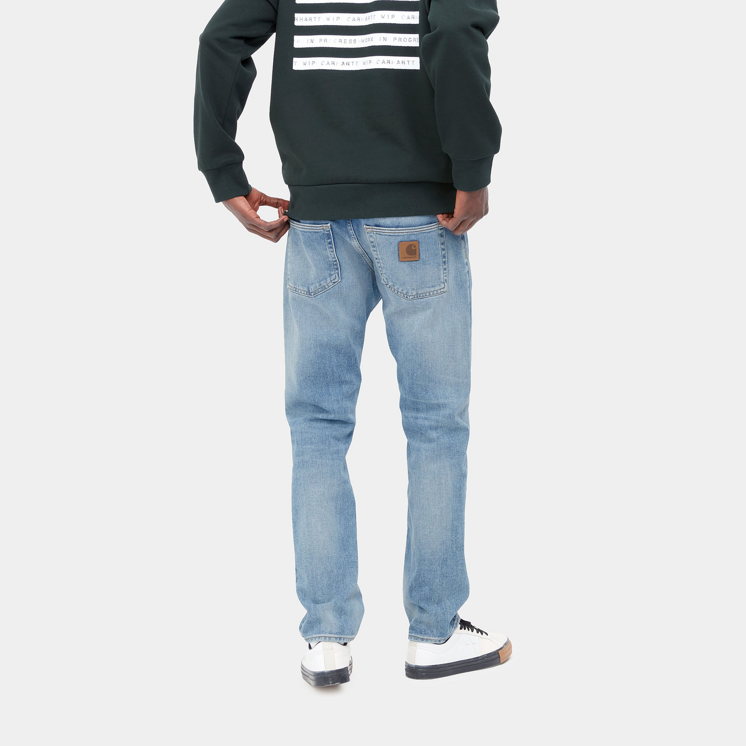 Carhartt WIP - KLONDIKE PANT - Blue (Light Used Wash)