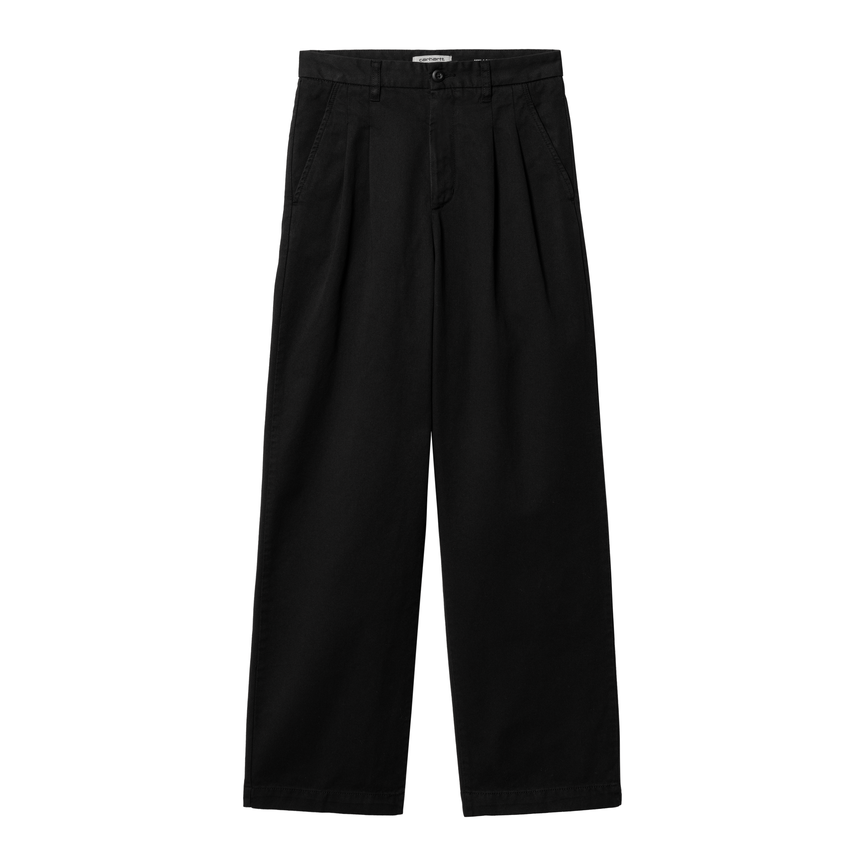 Carhartt WIP - W' CARA PANT - Black (garment dyed) 