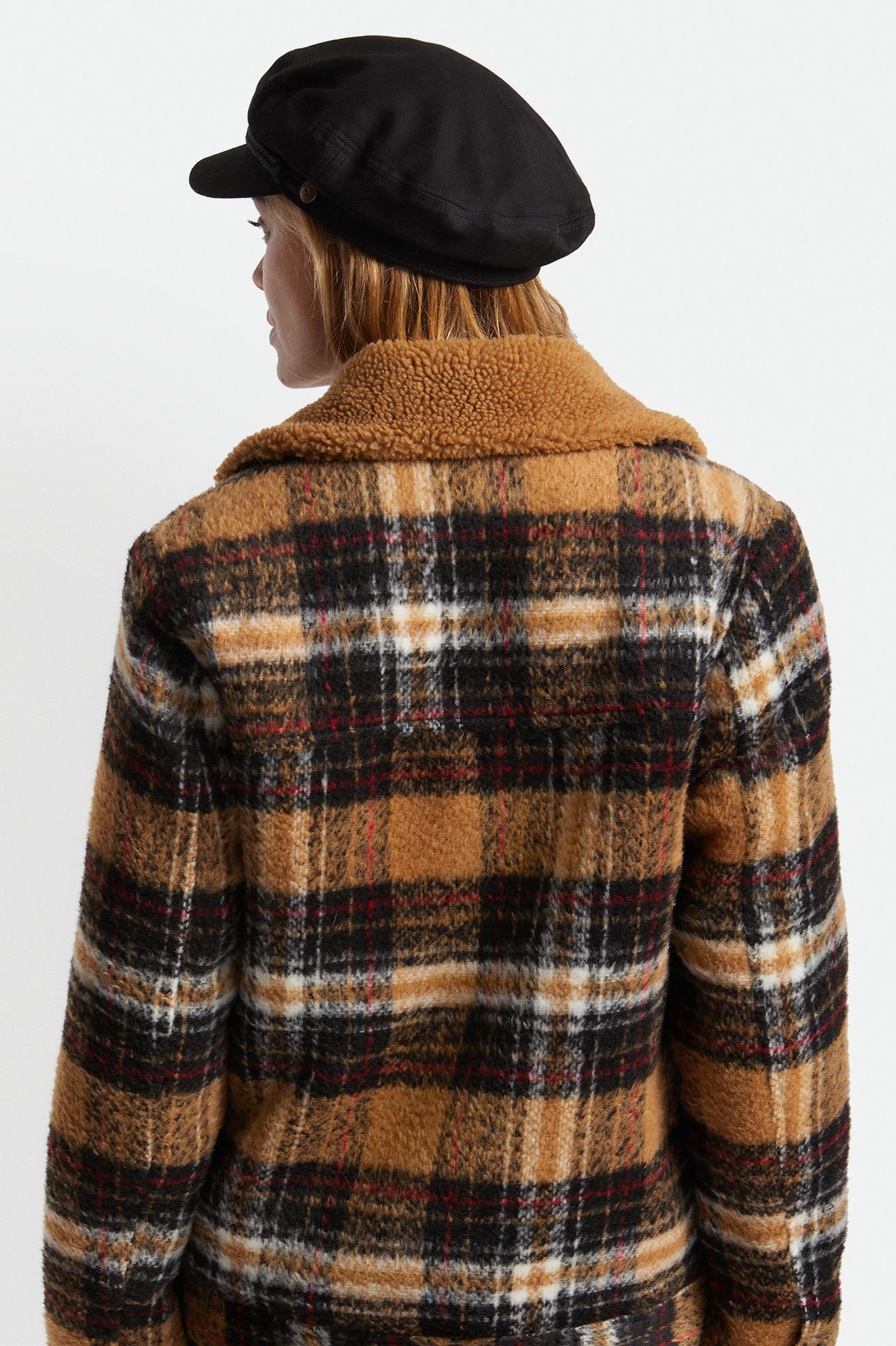 Brixton - FIDDLER CAP - Black Herringbone Brixton - FIDDLER CAP - Black Herringbone