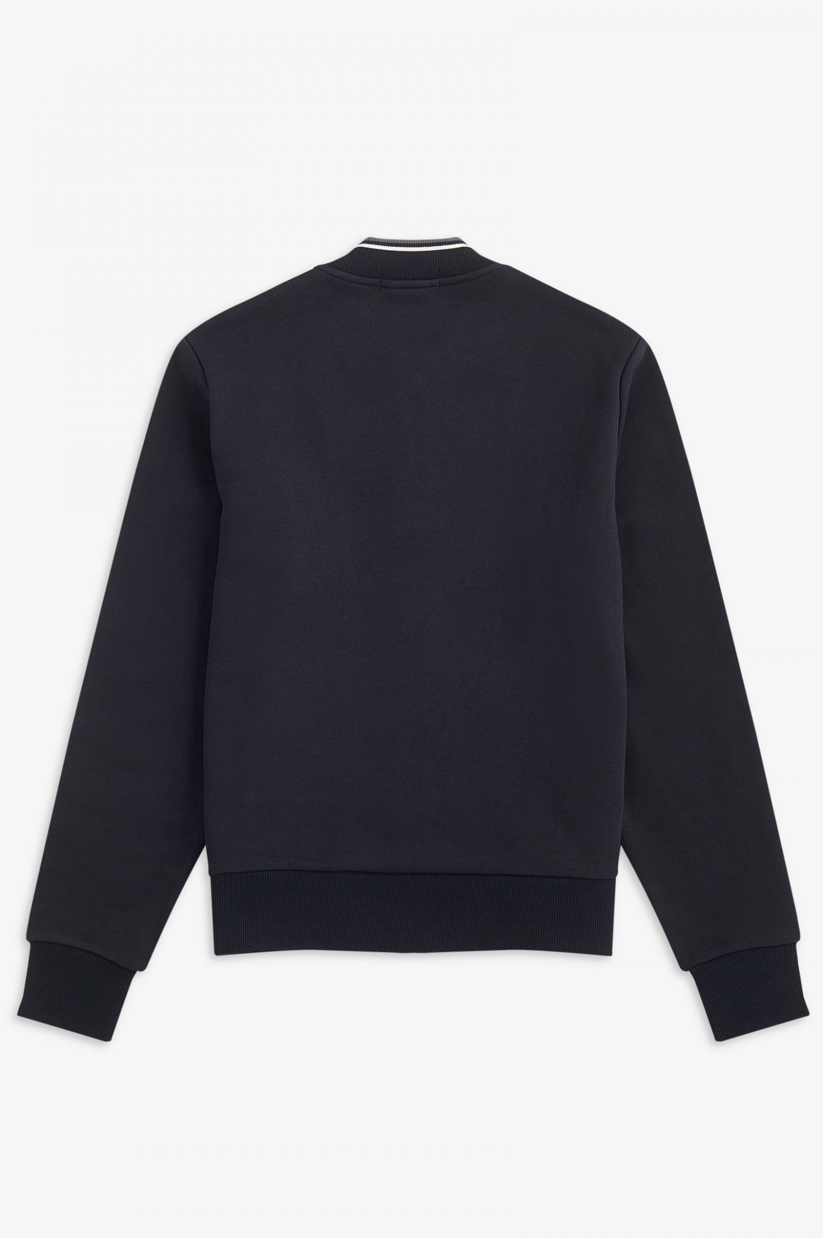 Fred Perry - ZIP TROUGH SWEATSHIRT - Black