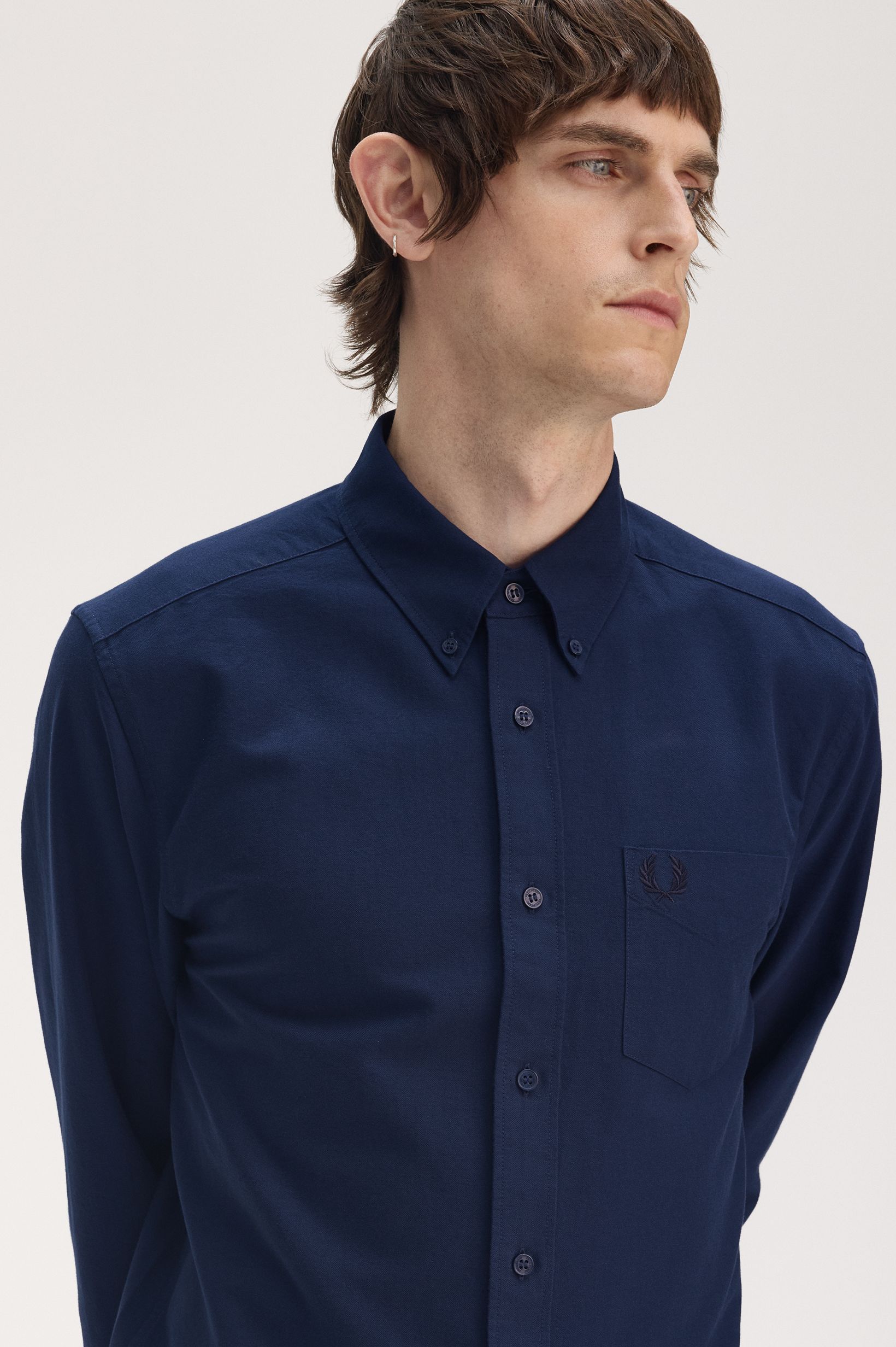 Fred Perry - OXFORD SHIRT - Tennis Blue
