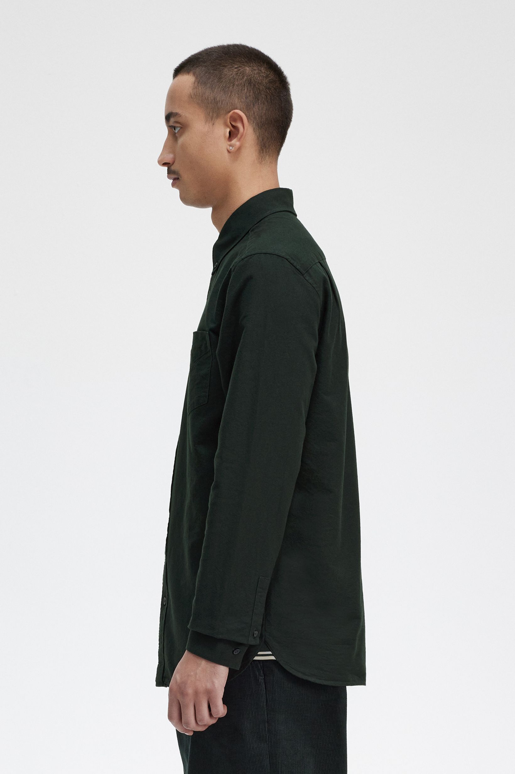 Fred Perry - OXFORD SHIRT - Night Green Fred Perry - OXFORD SHIRT - Night Green